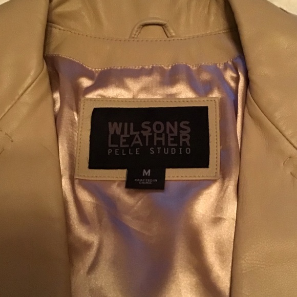 Tan Wilson’s Leather Pelle Studio Jacket - Picture 3 of 4
